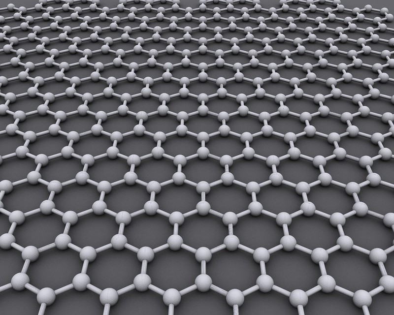 Model of graphene structure