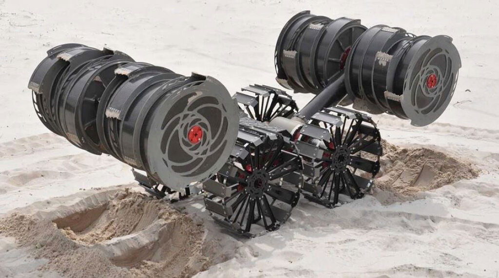 NASA's Regolith Advanced Surface Systems Operations Robot (RASSOR) Excavator